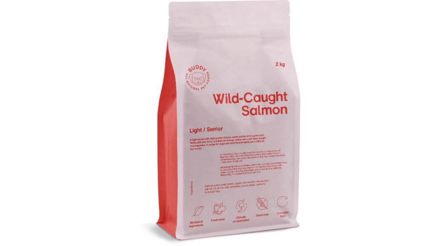 BUDDY . WILD  CAUGHT SALMON /LIGHT/SENIOR 2KG