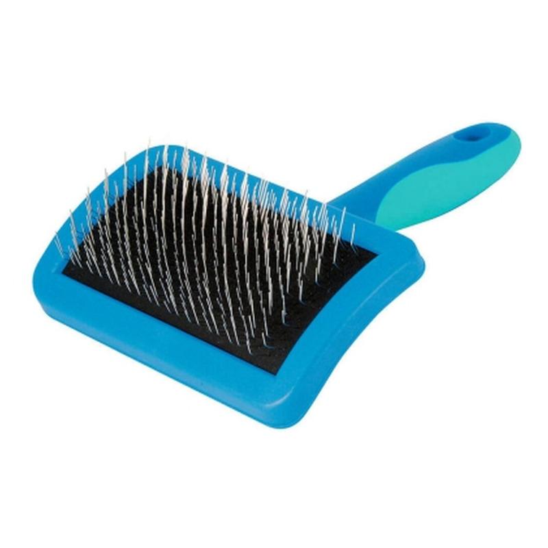 Četka za pse sa tvrdim iglicama, Plava