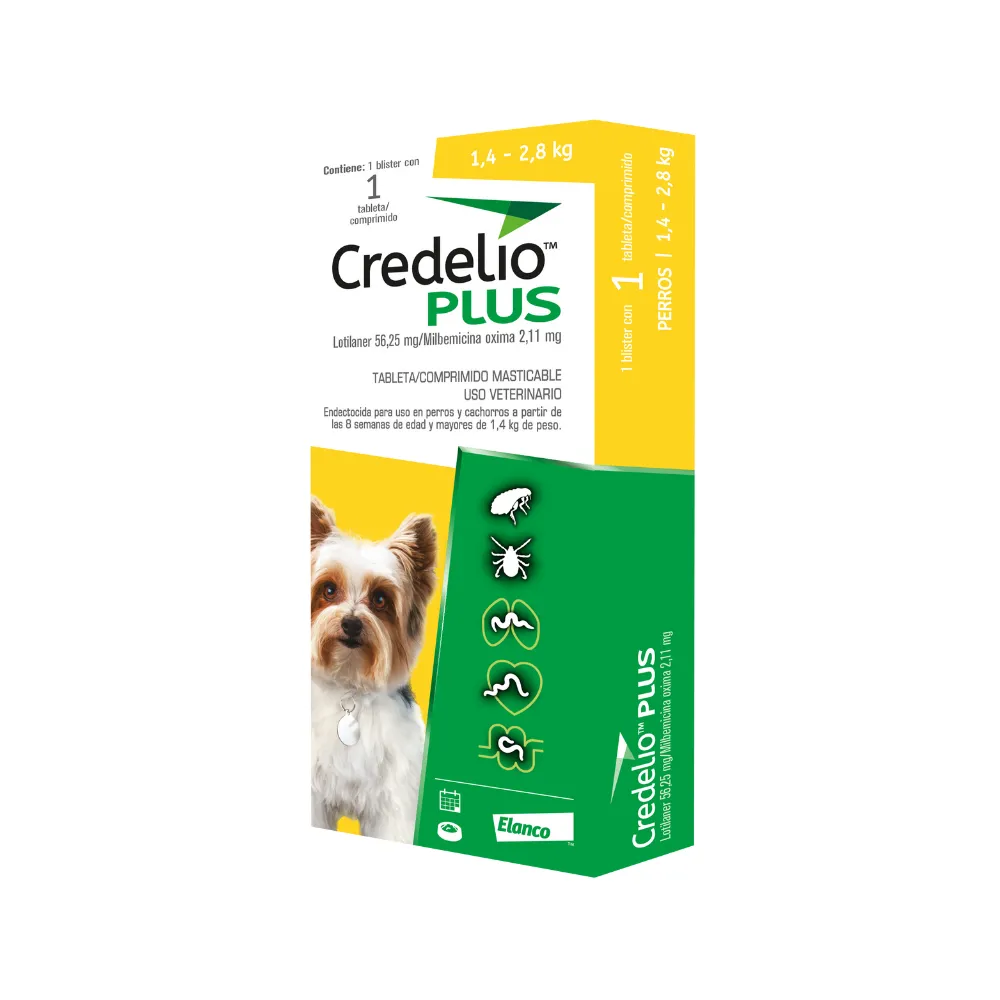 CREDELIO PLUS DOG 1,4-2,8KG 1