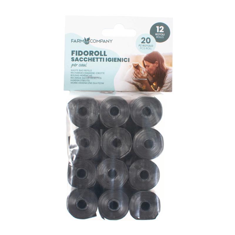 Farm Company Higijenske kese za izmet, 12x20 komada, Crne