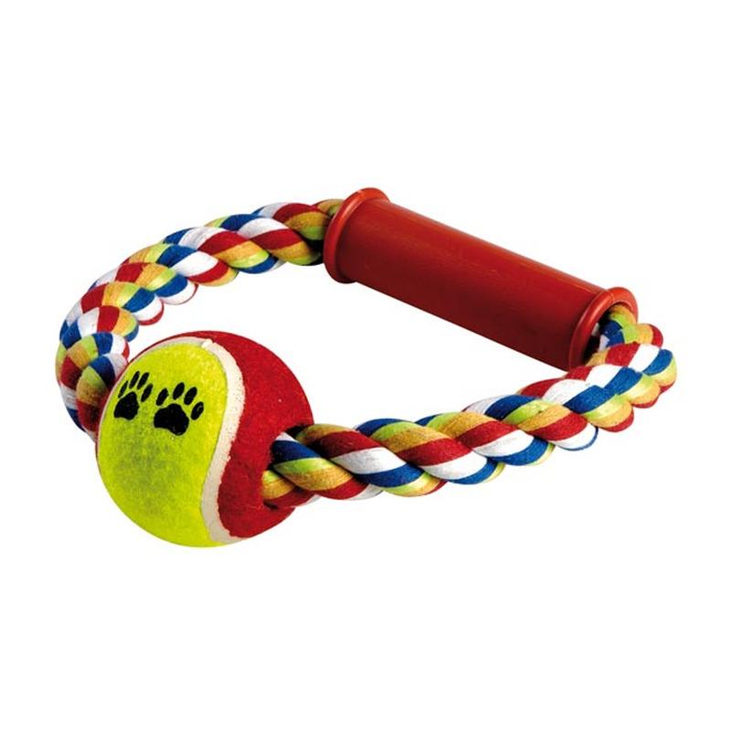 Farm Company Igračka za pse Krug od kanapa, 16 cm, Šareni