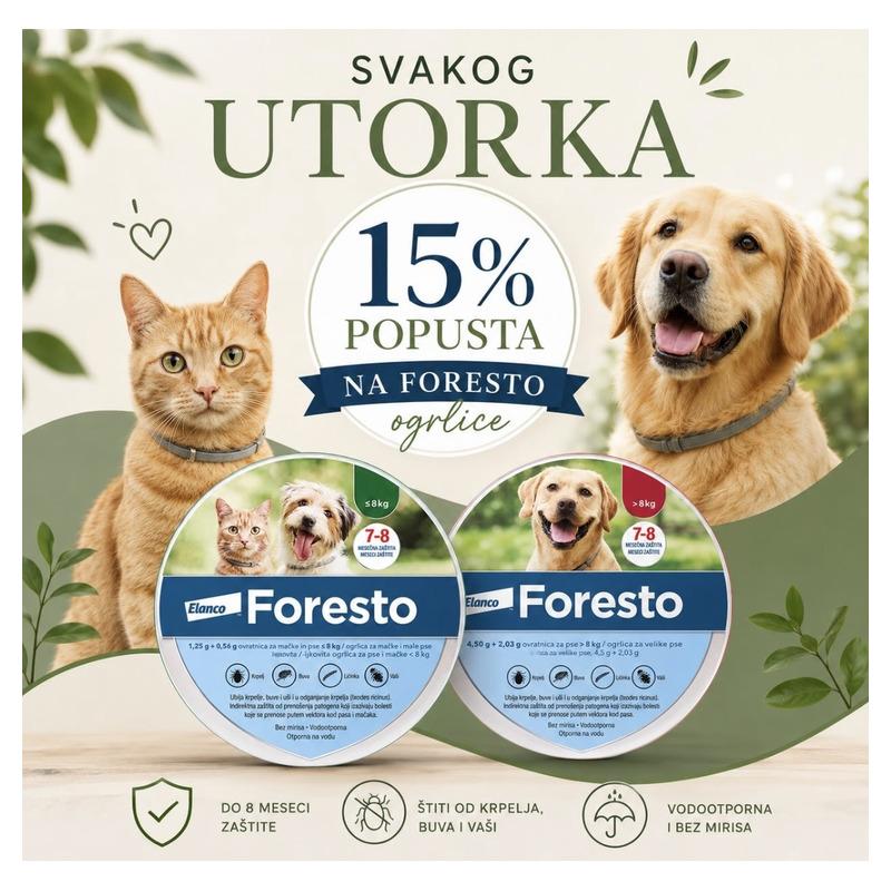 FORESTO OGRLICE ZA PSE I MAČKE