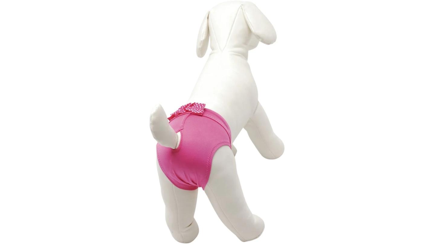 Higijenske gaćice za pse C207/A  26 cm roze sa masnom na tufne