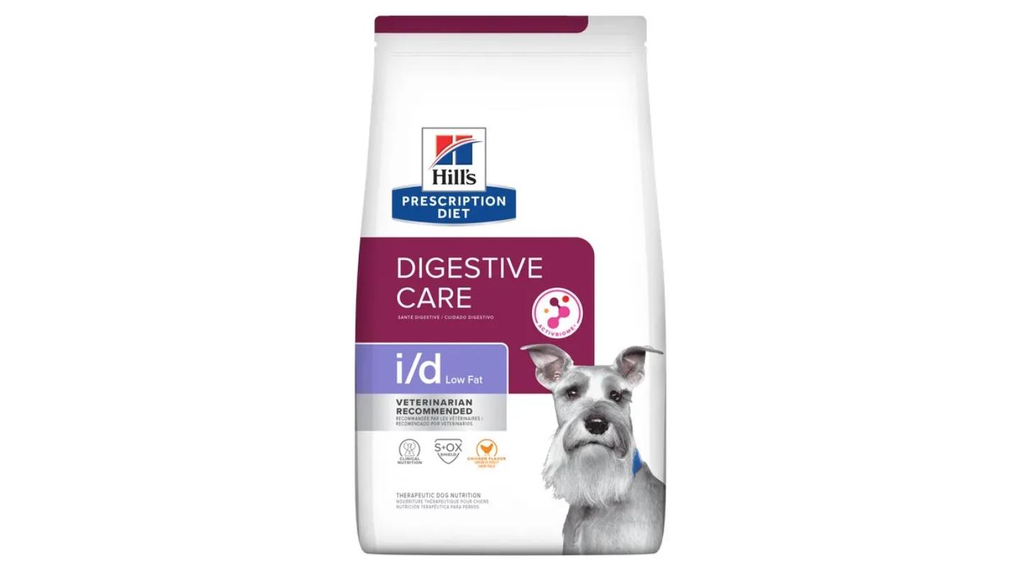 HILLS I/D LOW FAT  DIGESTIVE CAR DOG1.5KG  ,piletina