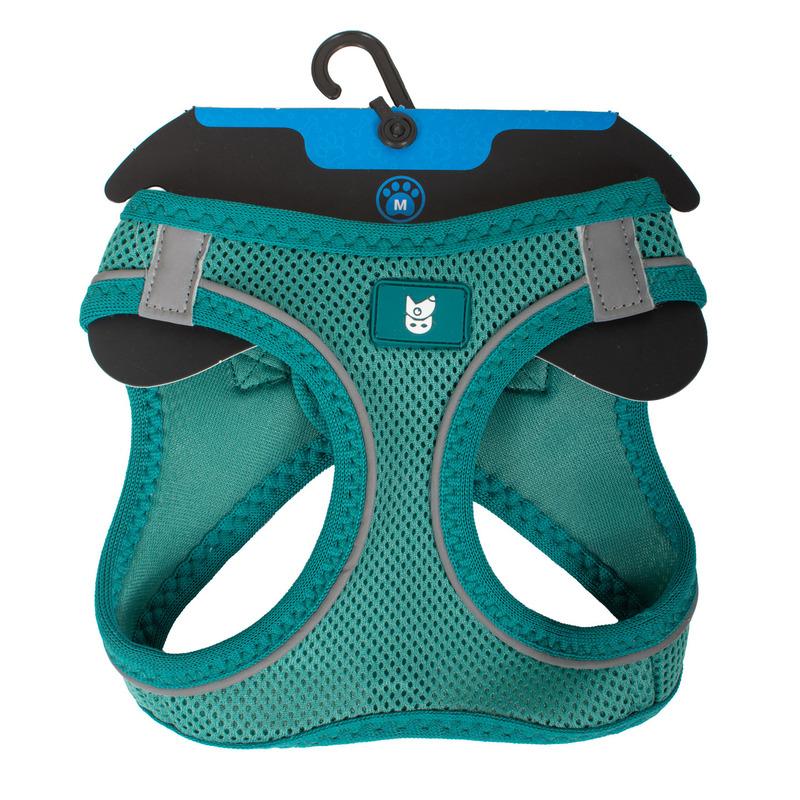 Moksi Air Mesh Am za pse, M, Tirkizni