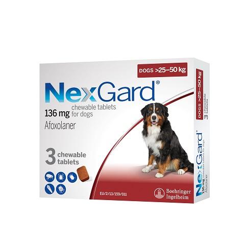 NEXGARD  DOG 25-50KG.