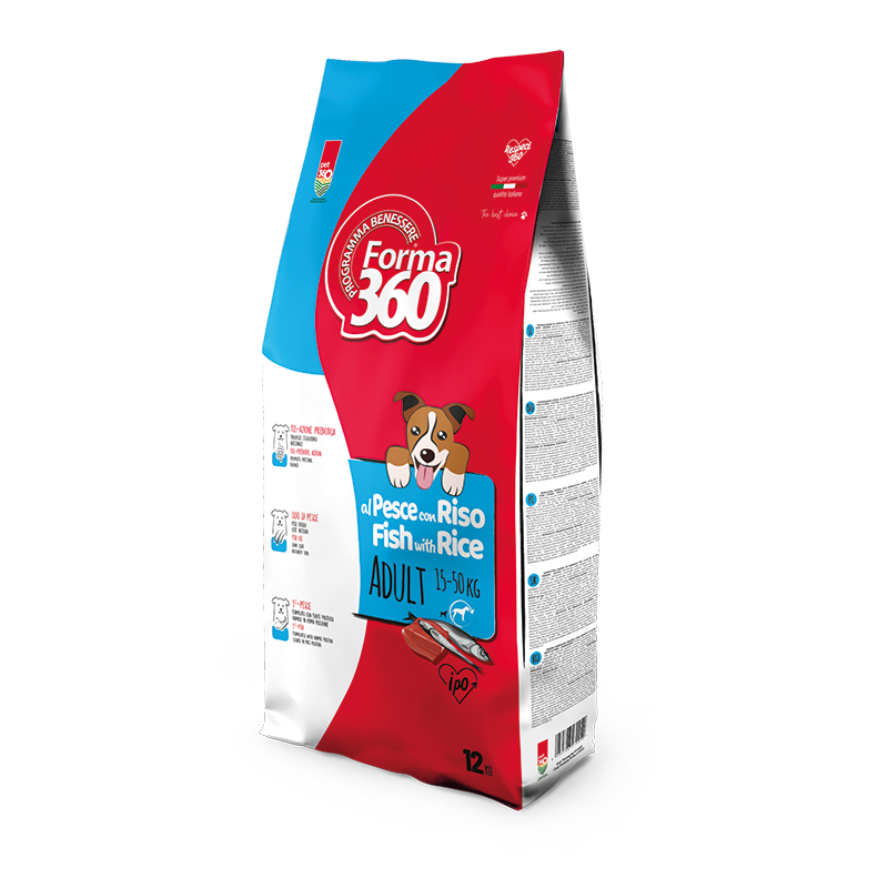Pet360 Suva hrana za odralse pse Sensitive Forma 360, Riba i pirinač, 12kg