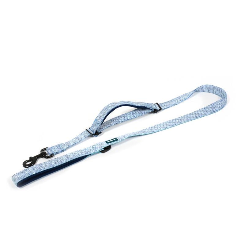 Postavljna ogrlica za psa, 25mmx121cm, Svetloplava