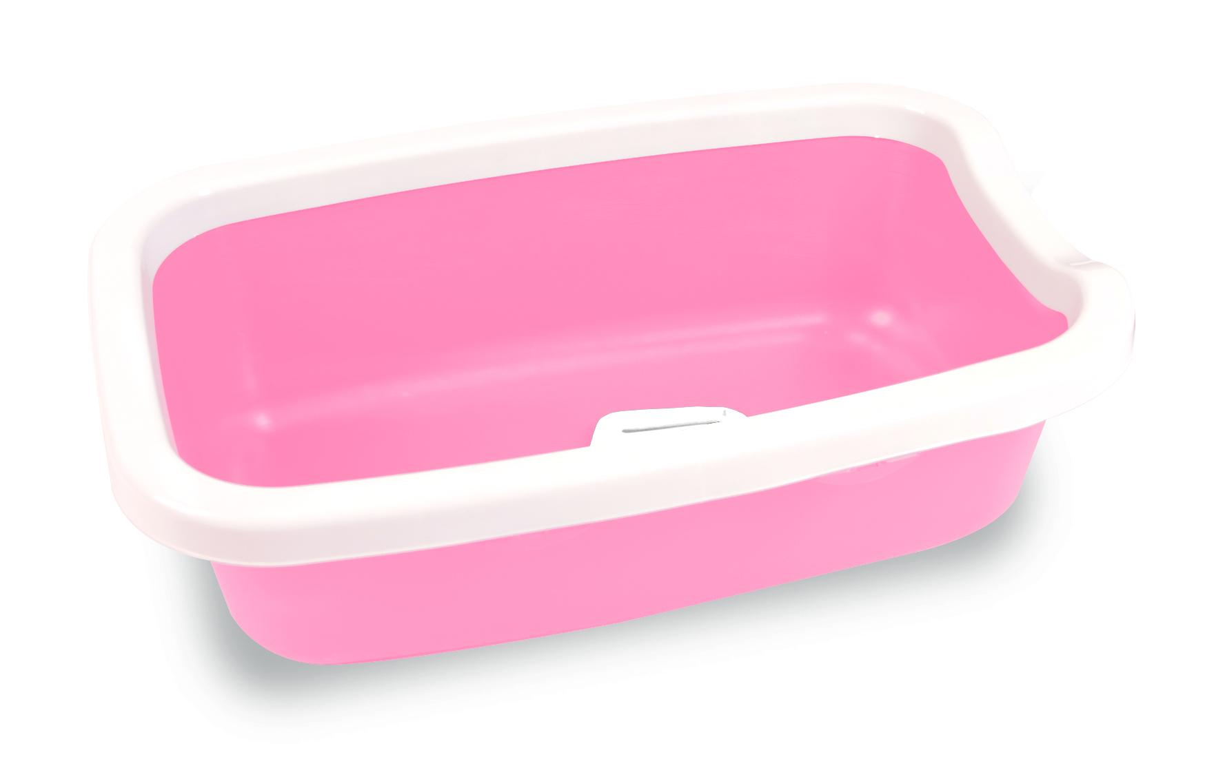 Pravougaoni toalet za mačke, Roze