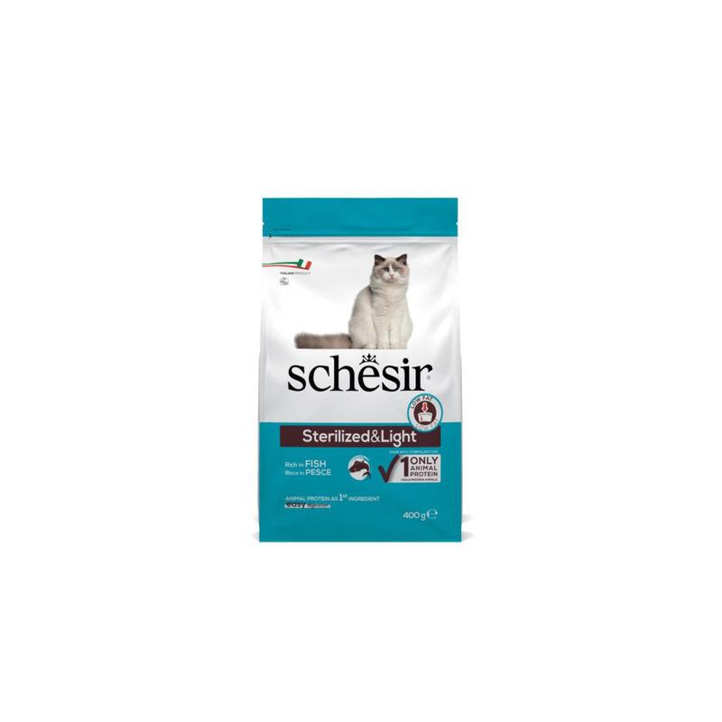 Schesir Dry Sterilized And Light - Fish - 400g