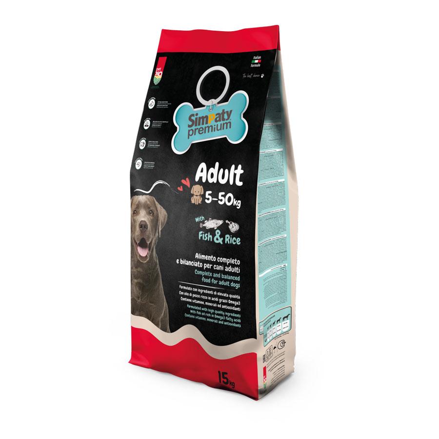 SIMPATY PREMIUM DOG RIBA 15KG