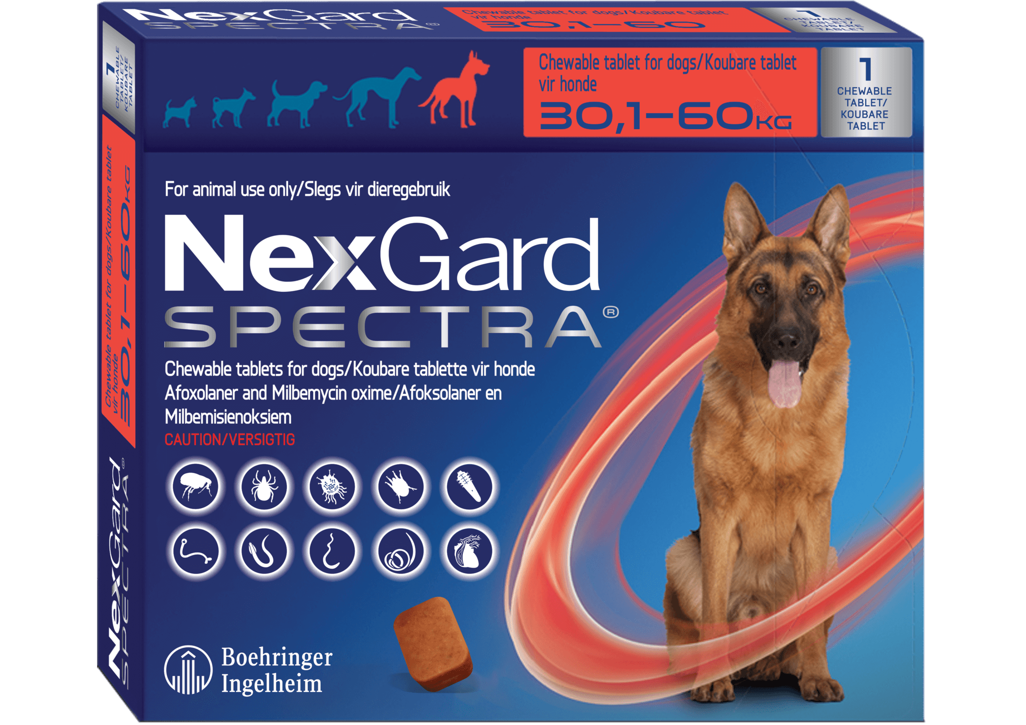 SPECTRA  NEXGARD 30-60KG