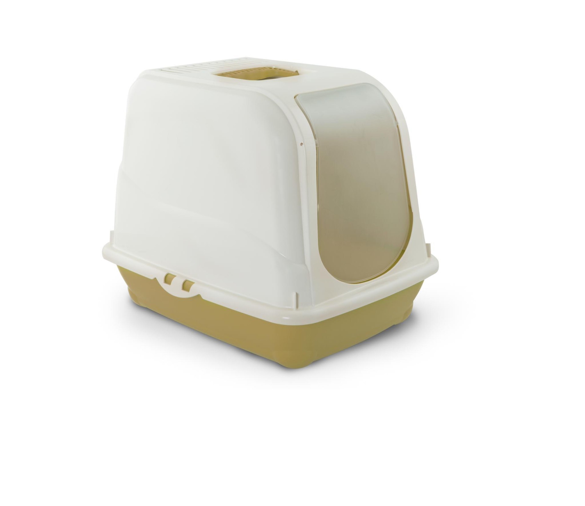 Toalet za mačke, Zatvoreni, 46x35x40 cm, Bež